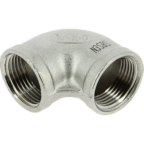 Coude 90° inox égal Femelle 3/4