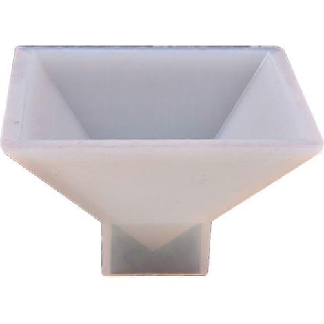 Moule pyramide en silicone blanc pour la pâtisserie (lot de 2) - Créations en cristal à faire soi-même (1/5)