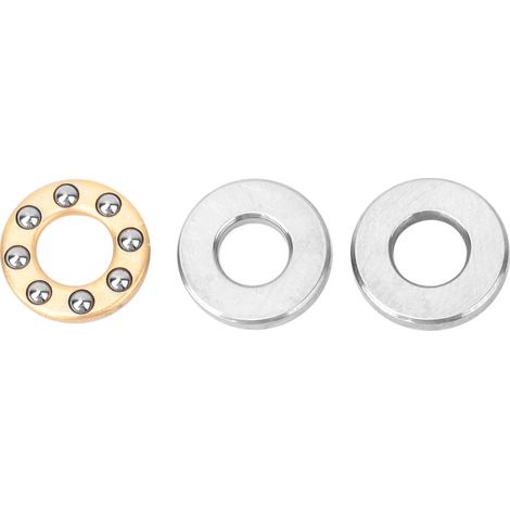 10-teiliger Satz Miniatur-Hochpräzisions-Axialkugellager aus Flachstahl (F4-9M 4x9x4mm) (1/5)