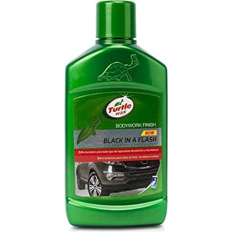Turtle Wax TWX52812 Black in a Flash Trim and Tyre Wax 300ml