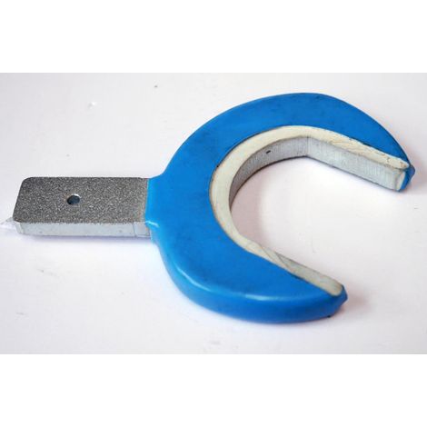 Clé à fourcheincliné 30° embout à ouverture 50mm isolé bleu ATEX I pour adaptateur de clé dynamométrique DERANCOURT