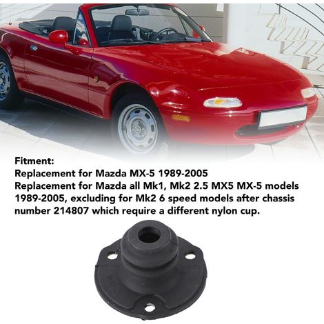 Mazda M513 17 480A Schalthebelschutz unten aus ABS+Leder mit Nylonfutter MX-5 1989-2005 (1/5)