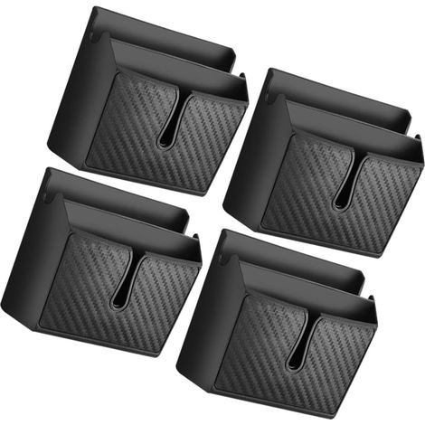 4 pièces Boîte de Rangement Adhésive pour Voiture Organisateur Multi (1/5)
