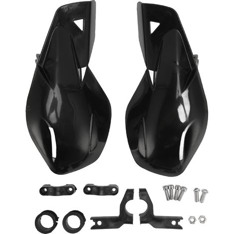Universelle Motorrad-Handschützer, winddicht und unzerbrechlich, schwarz, für Motocross und Offroad. (1/5)