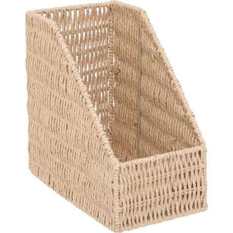 Porte-Revues Pour Bureau "Kord" 27cm Naturel (1/4)