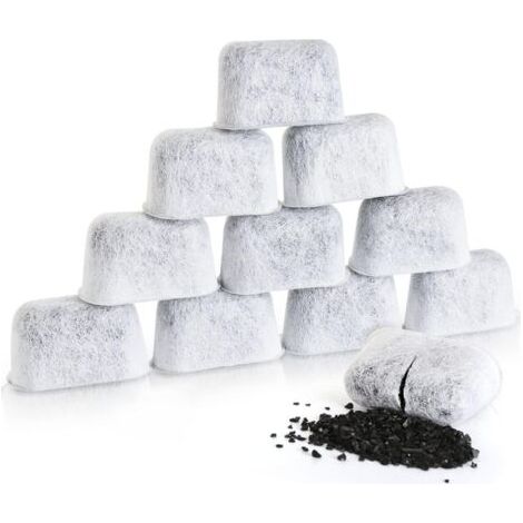 royaluxe-Lot de 12 cartouches de filtre à eau pour machine à café, machines à café, filtre à eau de rechange, filtre à charbon actif non tissé