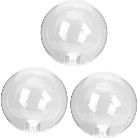 3 teiliger Lampenschirm aus Glas, Kronleuchter Lampenschirme, Kronleuchter Schirm, G9 Glasschraube (1/5)