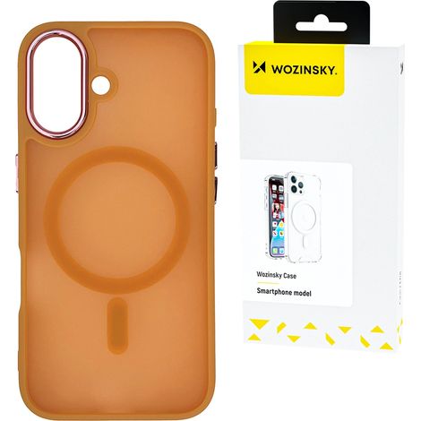 Funda Wozinsky Fashion Case MagSafe para Samsung Galaxy S25 Ultra - naranja