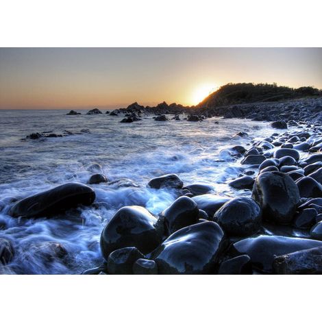 Sea Sunset, photo murale intissée, 360x270 cm, 4 parties (1/3)