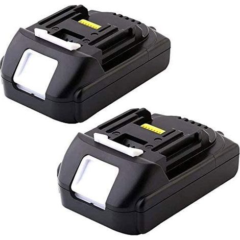 2X BL1830 18V 3,0Ah Batterie de Remplacement pour Makita BL1850 BL1860B BL1860 BL1830B BL1840B BL1840 BL1890 BL1835 BL1845 194204-5 BL1815 BL1825 LXT-400 BL18 (1/5)