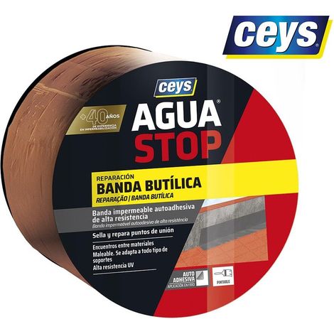 CEYS Aguastop wasserdichtes Band – Butylfliese 10 cm x 10 m 901006