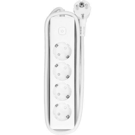 Multiprise extérieure à prises multiples, rallonge électrique, fiche de protection, 10 A, 2200 W (1/5)