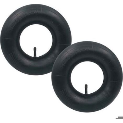Chambre A Air - 4.10/3.50-4 - Valve Droite TR-13 - Pour Brouette Chariot Jardin Tondeuse - 2 Pièces (1/4)