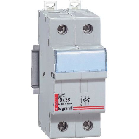 Coupe-circuit sectionneur unipolaire pour cartouche cylindrique industrielle typeaM ou gG 8x32mm 400V (005806)