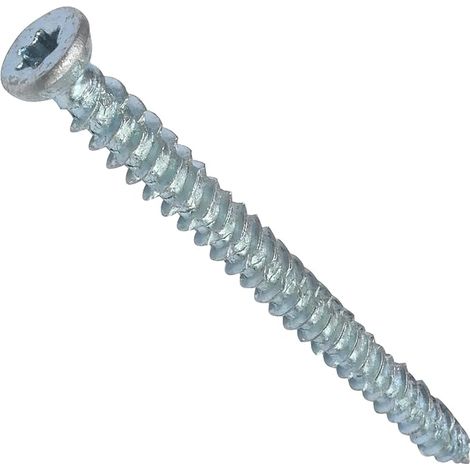 Vis d'Ancrage Direct pour Béton Ø7.5x92mm Tête Fraisée Conique à Empreinte Étoile Fixation Directe sans Cheville (1/5)
