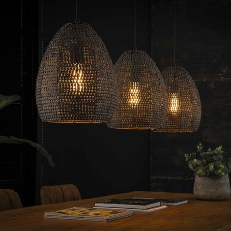 Retro Ceiling Light Charlie 3L Oval (1/4)