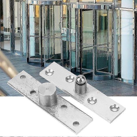 Charnière pivotante à 360 degrés en acier inoxydable, charnière à pivot haut/bas, 2 pièces de quincaillerie, axe neutre (1/4)