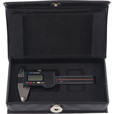 Digital Caliper, calibre électronique numérique portatif pour mesure mécanique, 50mm, matériau Stainless Steel 3CR13. (1/5)