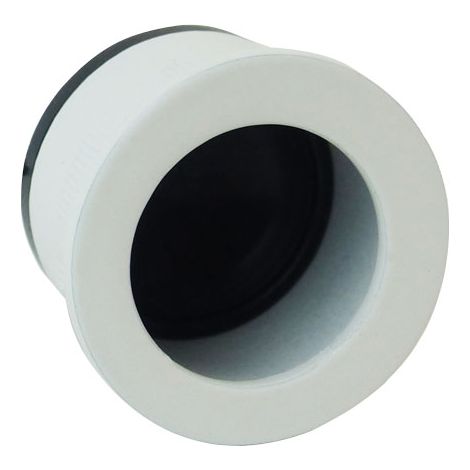Tire-doigt rond Ø 28 mm pour porte coulissante - Finition : Blanc Mat RAL9016 - - KINTECH