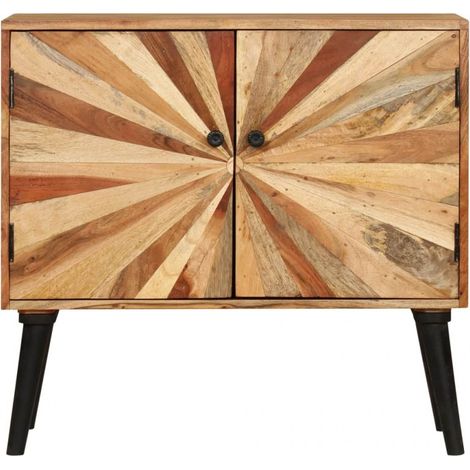 Commode 2 portes manguier massif clair Sopra (1/5)