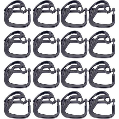 100 clip per rete ombreggiante, ganci di fissaggio resistenti per serra da giardino, accessori per rete ombreggiante da esterno facili da installare. (1/5)