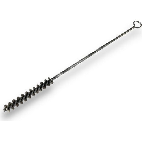 Lot de 3 goupillons ACIER multifonction Ø 12 mm Garnissage 100 mm Longueur 300 mm Ramonage brossage curetage nettoyage Conduits tubes tuyaux Kibros 13012300Ax4