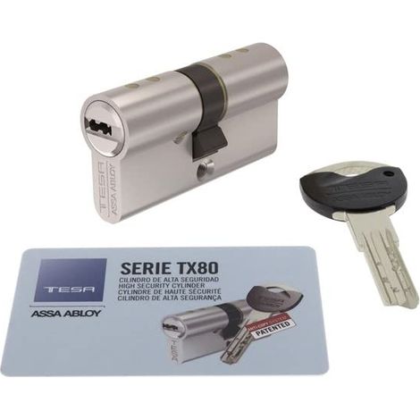 Tesa TX80 Serrure SE5 E12 2030/35 x 50 nickel