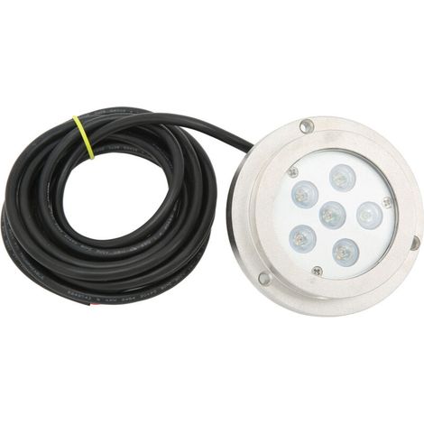 6 LED Lamp Beads, RGBW Controller, IP68 Waterproof Stainless Steel Underwater Light for Yachts, Ships, Motorboats, with Strong Water Resistance, Ideal. (1/5)