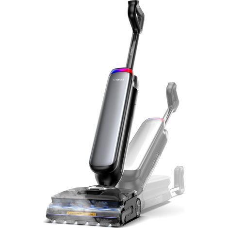 Tineco Floor One S9 Artist Steam Pro Aspirapolvere verticale Batteria Secco e bagnato Senza sacchetto Nero, Argento