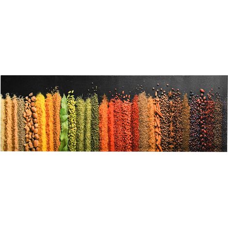 Alfombra de cocina lavable Spice 60x300 cm vidaXL