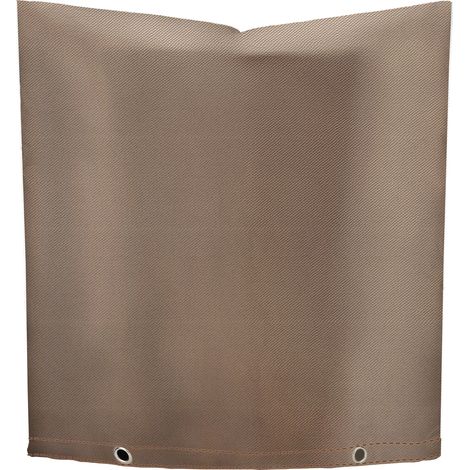 Funda aislante antirretorno  Tejido Oxford 420D y algodón  Resistente a las heladas e impermeable  Marrón café  61 x 61 cm (1/5)