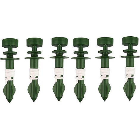 Lot de 6 arroseurs automatiques pour plantes, irrigation goutte à goutte lente, arrosage automatique pendant les vacances (1/5)