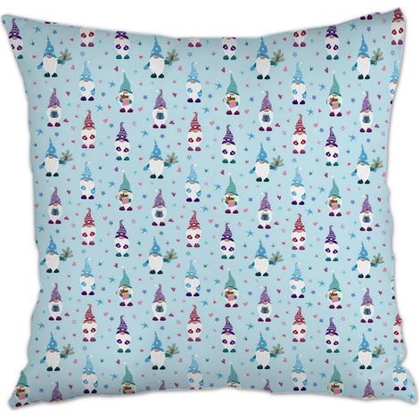 Housse de coussin carrée standard 45x45cm solide pour décoration de mariage (1/5)