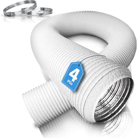 4 Couches 100mm Tuyau Alu Flexible Ventilation 3m Longueur (1/5)