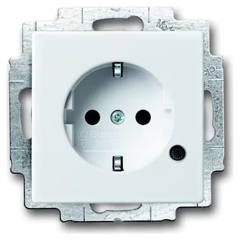 Busch-Jaeger 20 EUCBL-84 SCHUKO® Steckdosen-Einsatz mit LED Kontrolllicht (1/2)