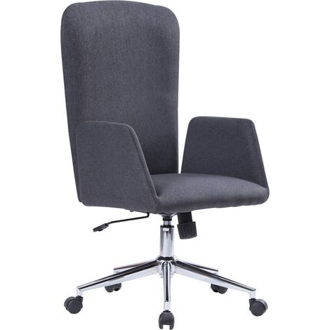 Silla con Ruedas - Sillón de Oficina Gris