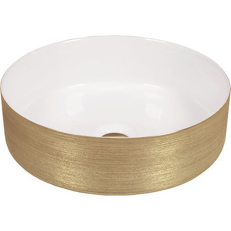 DUNE 188011 HELLER WHITE&GOLD Lavabo de Sobreencimera - ref: 188011 (1/2)