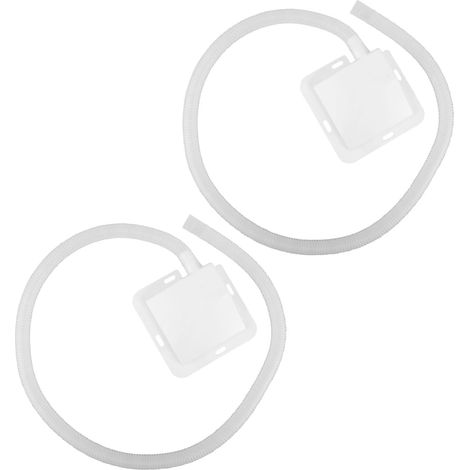 2 Ensembles Plateau de Récupération D'eau avec Contrôle des Vibrations en Plastique Blanc et Drainage Optimisé pour Climatiseur pour Accessoires Climatiseur Portable (1/5)