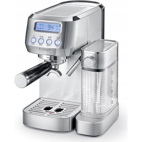 Kaffeemaschine Caso Espresso Gourmet Latte silber 1350 W