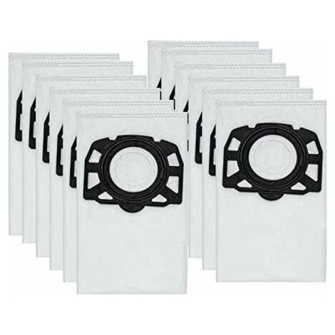 Pack de 12 sacs pour aspirateur 357 – Compatible Kärcher KWD1, KWD2, KWD3, WD2 Plus, WD3, SE 4001, SE 4002 – Haute filtration (1/4)