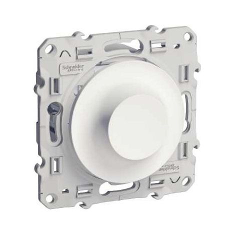 Universeller Lichtdimmer für 2- oder 3-Leiter-Systeme 3W 100W (LED) - Weiß - Odace - Schneider Electric