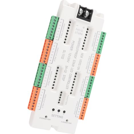 Régulateur éclairage LED escalier capteur de mouvement automatique intelligent en cascade marches (1/5)
