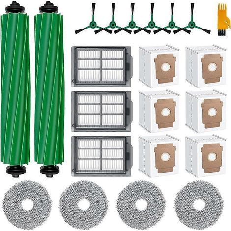 Lot de 22 accessoires pour aspirateur robot iRobot Roomba Plus 505/405 : brosse principale, filtre et sacs à poussière. (1/5)