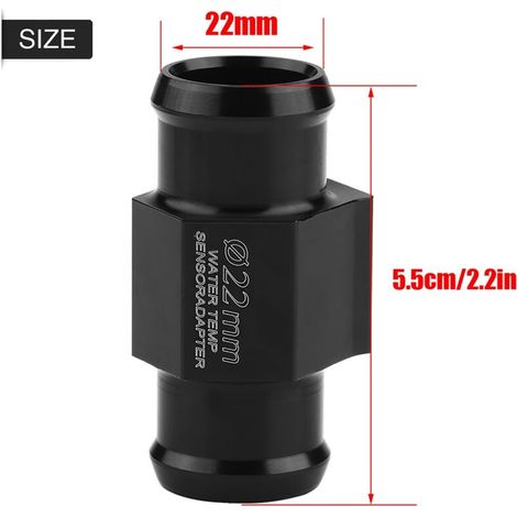 Jeffergarden Adaptateur de capteur de température d'eau pour tuyau de moto, 22 mm-DOU