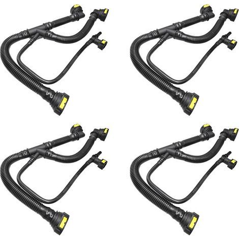 4X Tuyaux de Tuyau de Reniflard de Carter de Moteur de Voiture pour 206 207 307 308 408 1.6 16V 1192W0 9675884280 (1/2)