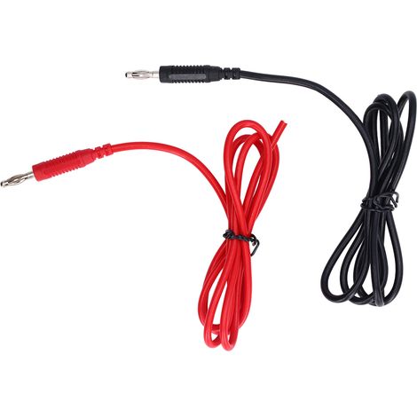 1 Satz Bananenstecker-Multimeter-Messleitungen, Messing, PA-Elektroprüfkabel für Spannungsprüfer, 4 mm (1/5)