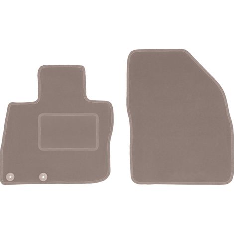 Alfombrillas delanteras beige para Honda Civic VIII hatchback (2006-2012)