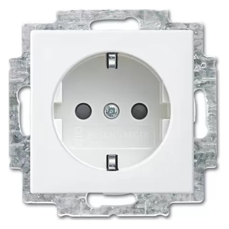 Busch-Jaeger 20 EURB-914 SCHUKO® Steckdosen-Einsatz ohne Spreize mit erh. Berührungsschutz (1/2)