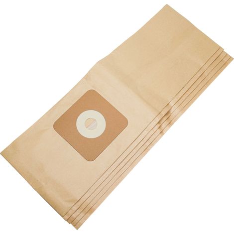 vhbw 5x bolsa reemplaza Nilfisk 56330690 para aspiradora - 35 cm x 50 cm marrón (1/4)