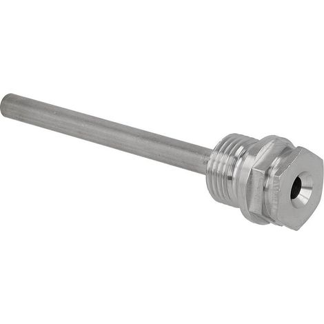 Doigt de gant/tube protection pour sonde 1/2’’ x 100 mm, inox 1.4571t